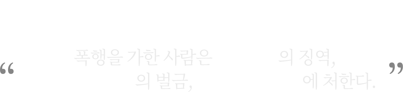 폭행 설명